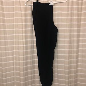 Ruffled bottom joggers